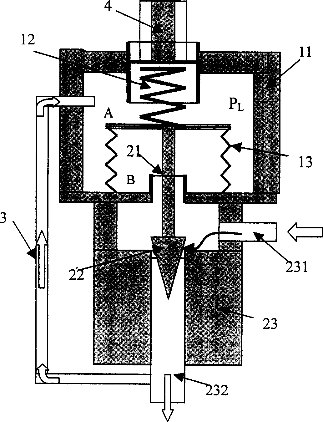 Differential pressure control adaptive throttle expansion valve