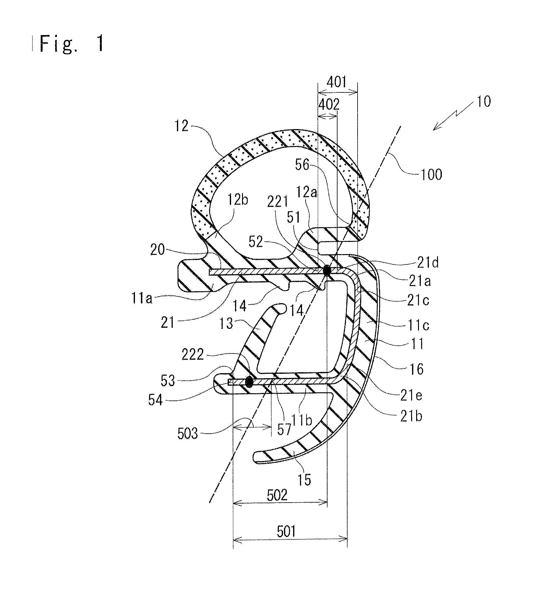 Opening seal for automobiles and method of preparing the same