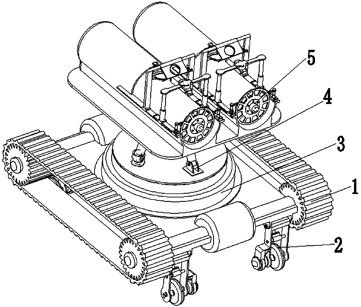 A fire scene rescue automation equipment