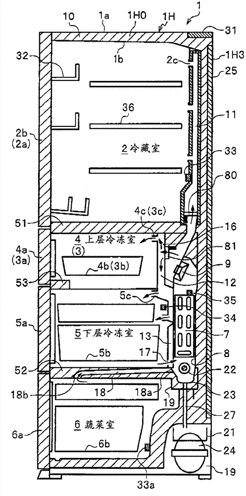 Refrigerator and freezer