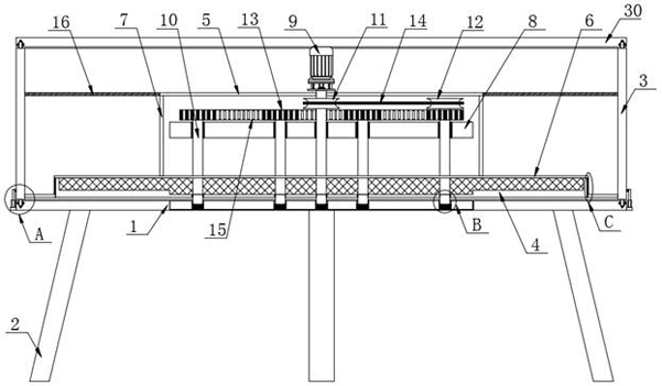 Deburring and grinding device for brake disc