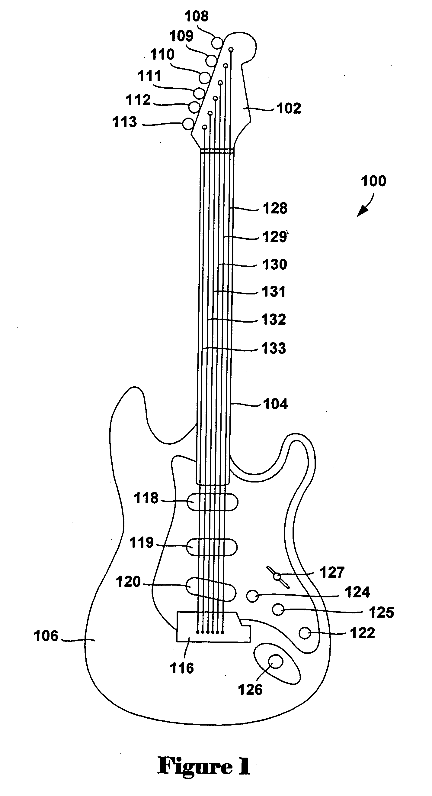 Enhanced knob for use with an electric stringed musical instrument