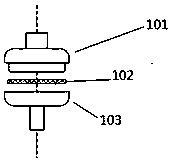 A semi-automatic detection device for the filtration value of spinning solution