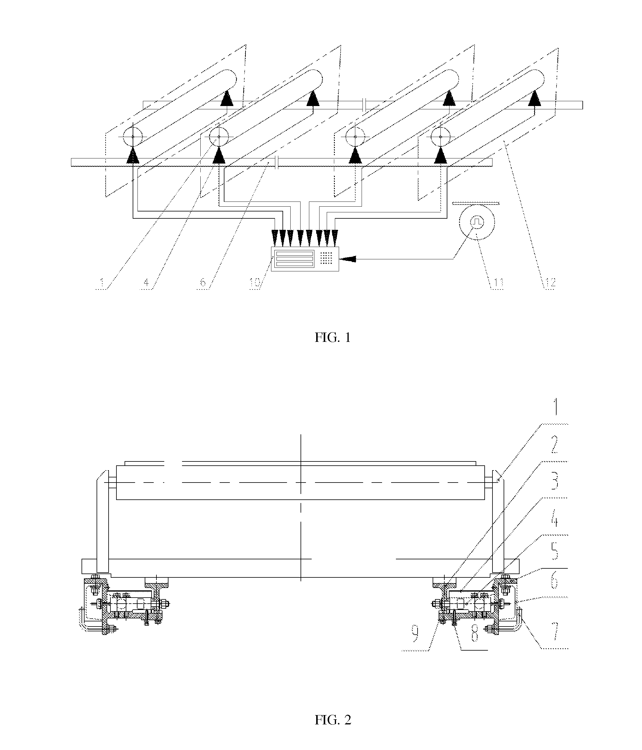 Electronic belt scale with multiple accumulative quantities