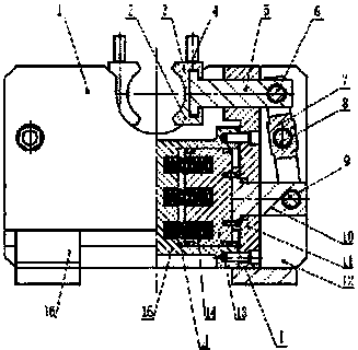 Double pendulum rod complex holder