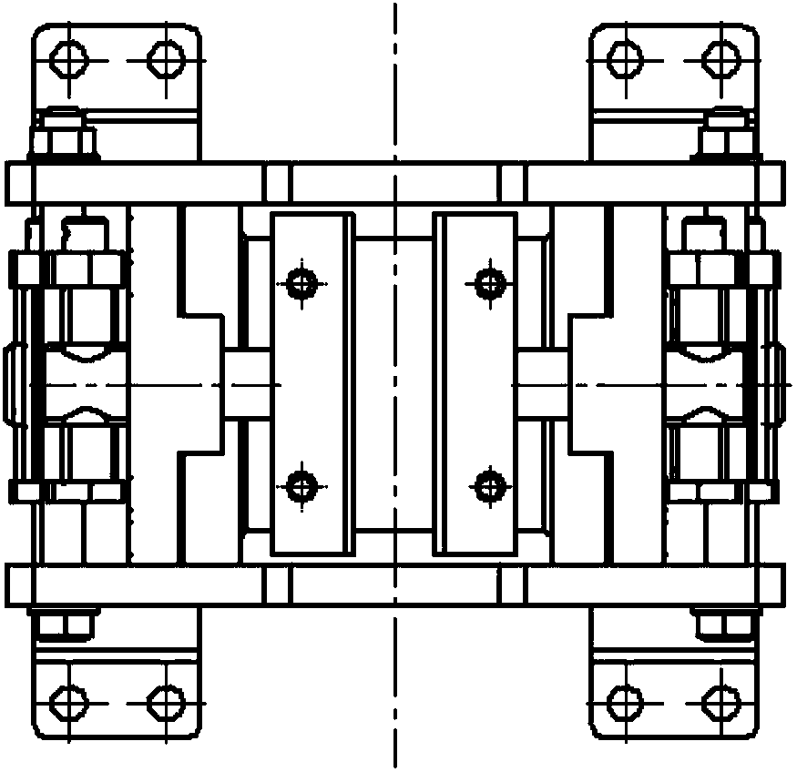 Double pendulum rod complex holder