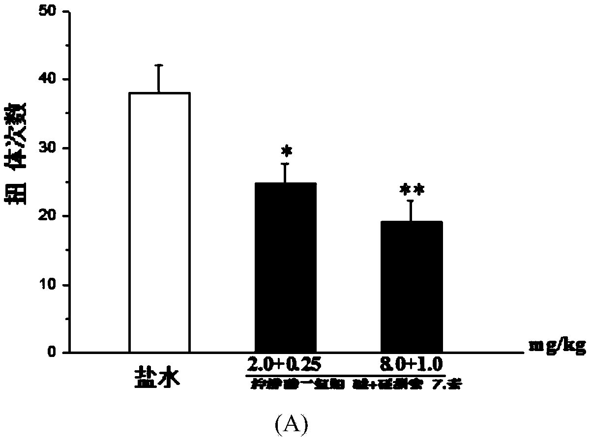 Medicinal composition for treating and/or preventing inflammatory pain and application thereof