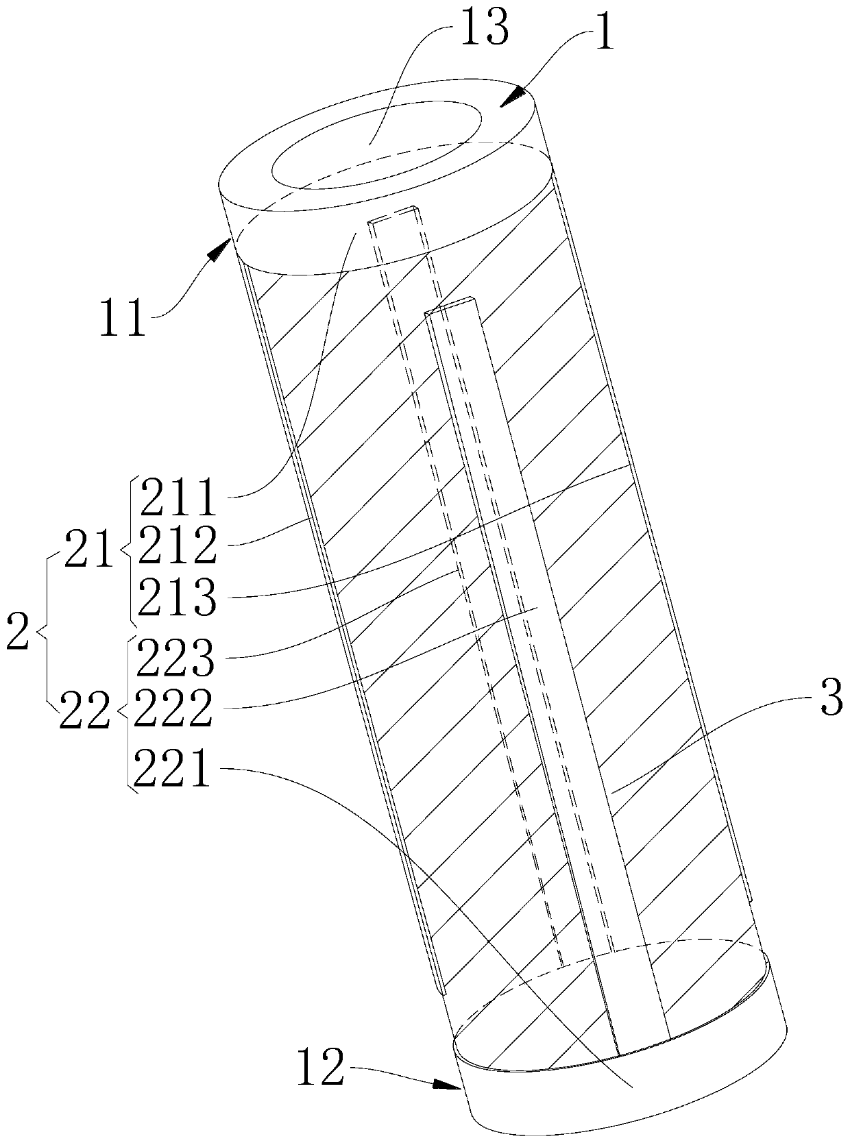 Heater and low-temperature heating smoking set