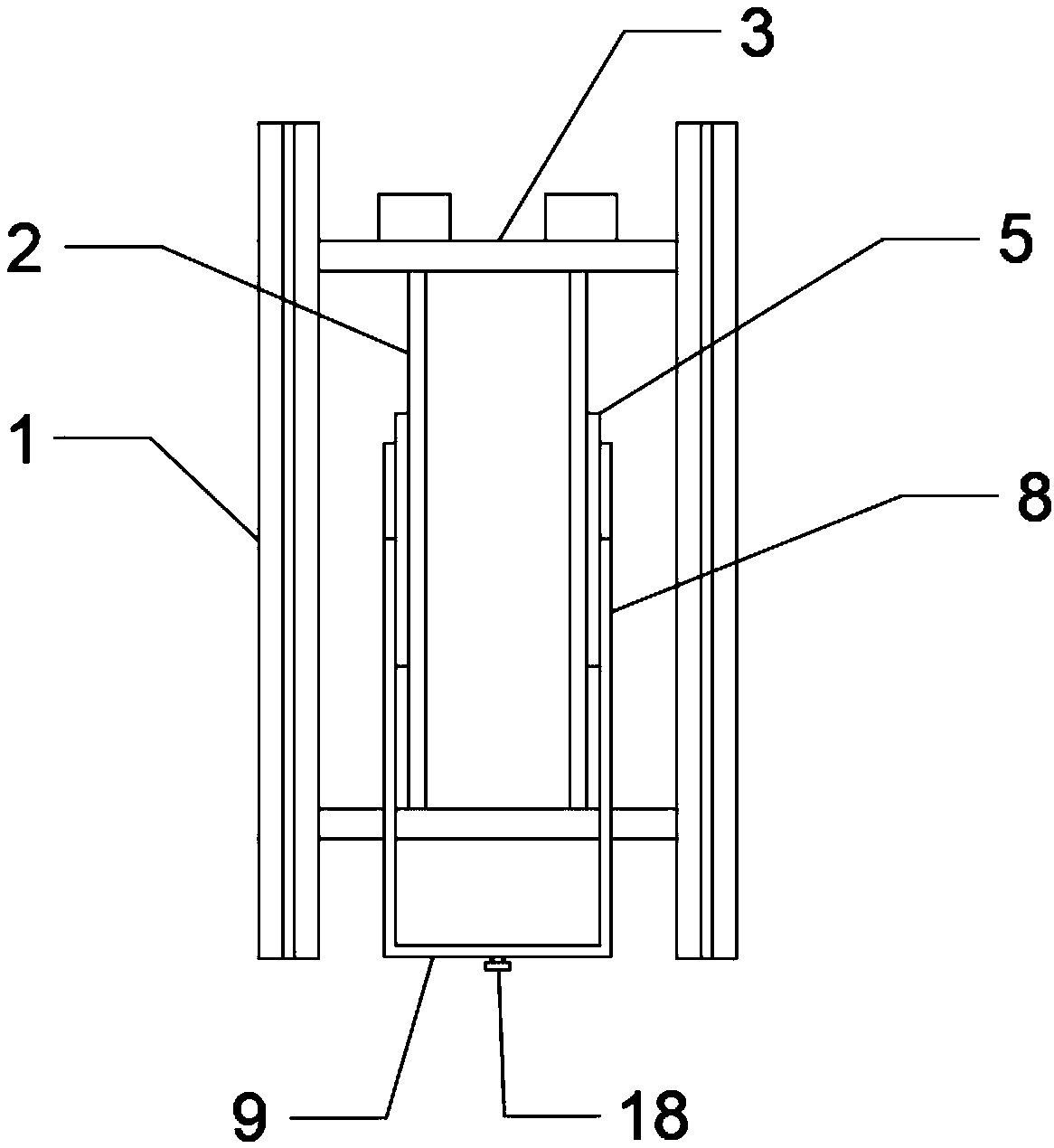 High-voltage switch cabinet handcart switch guide rail