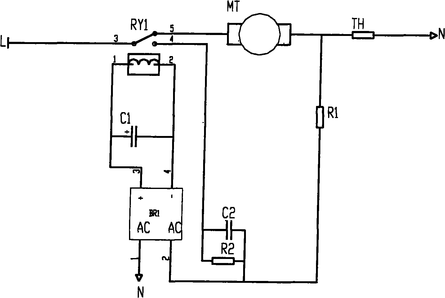 Heat protection circuit