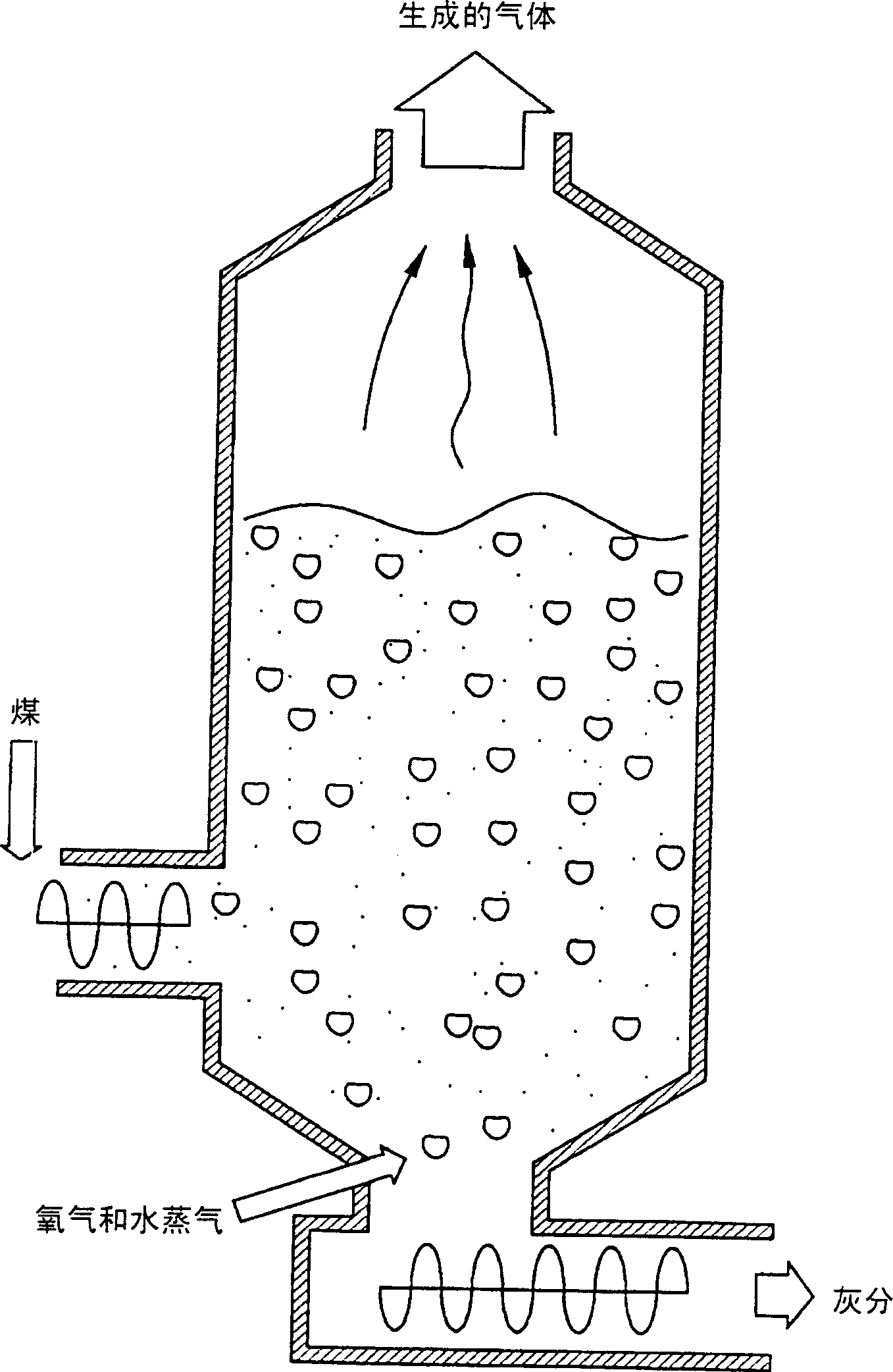 Method of gasifying carbonaceous material and apparatus therefor