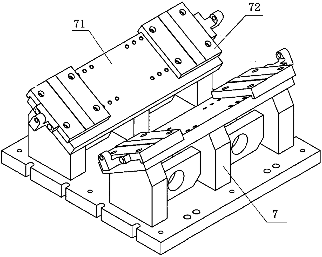 Processing method of crosshead pin of low-speed diesel engine for MAN-series ship