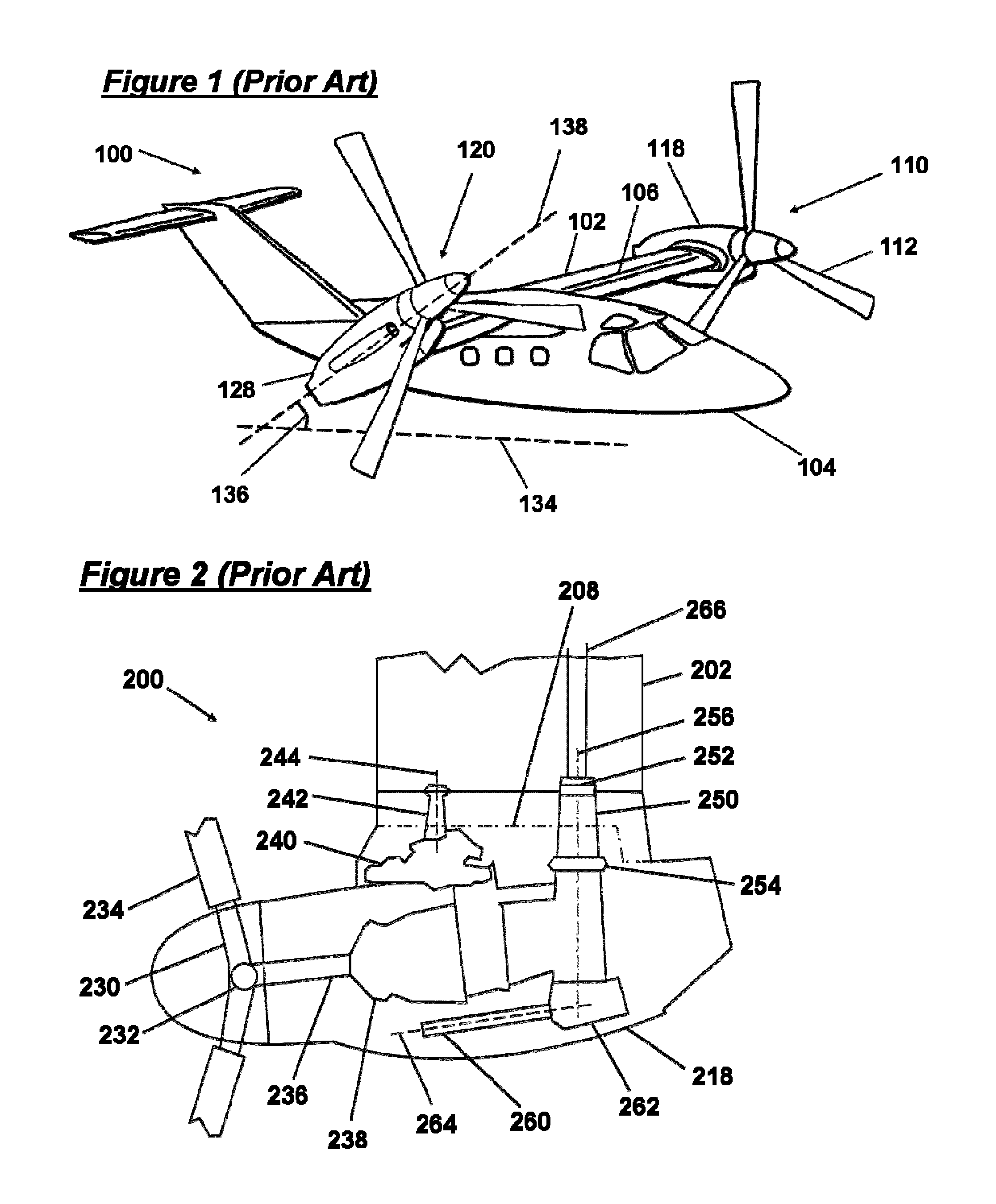 Combination Spar and Trunnion Structure for a Tilt Rotor Aircraft