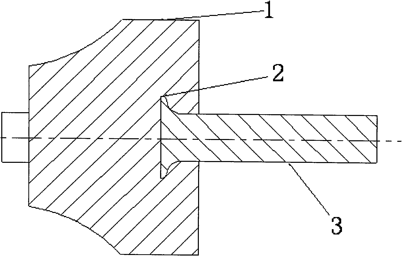 Friction welding method of titanium-aluminum alloy turbine and 42CrMo quenched and tempered steel shaft