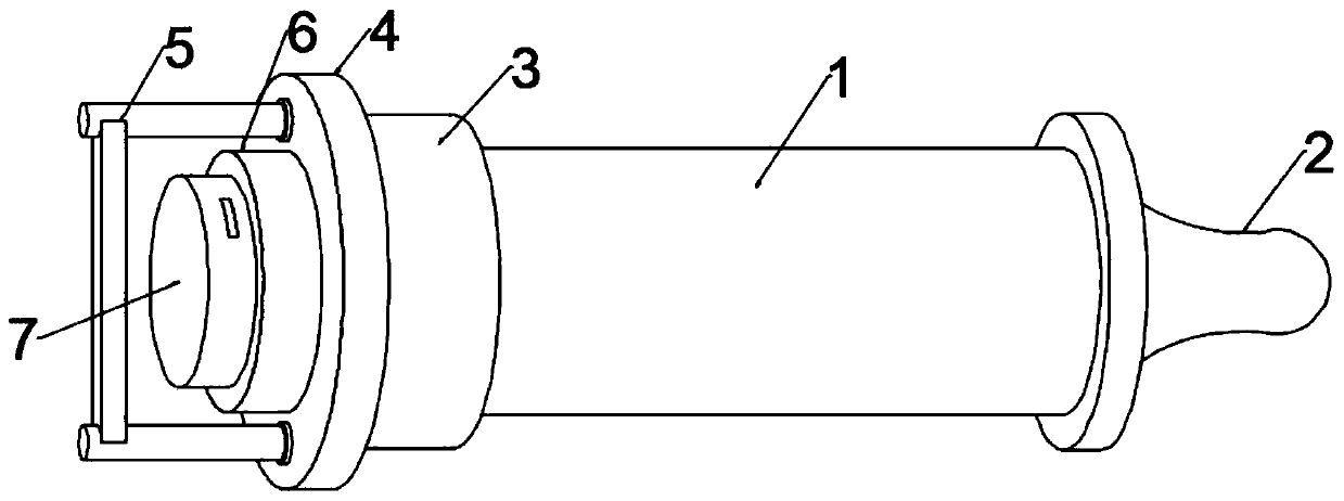 Automatic drug feeding device for psychiatry departments