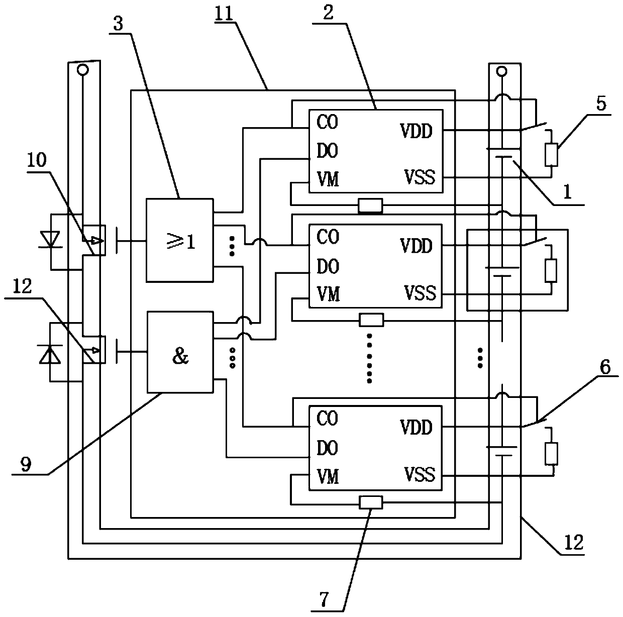 Equilibrium charging method of batteries