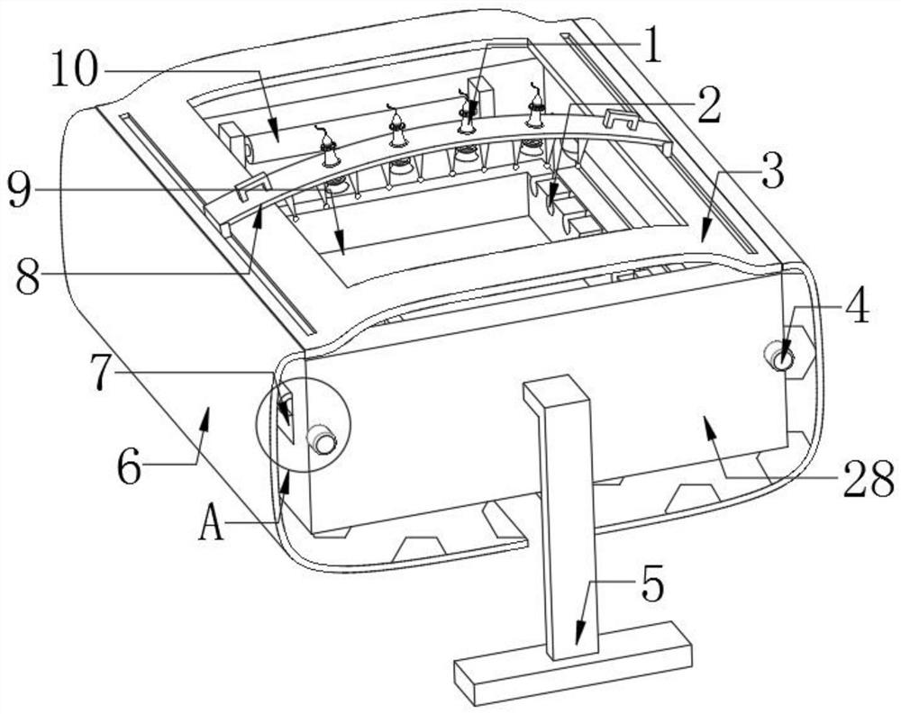 Special remote-controllable laser physiotherapy instrument for animals and used for pain slow-release