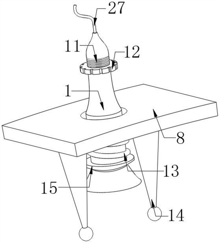 Special remote-controllable laser physiotherapy instrument for animals and used for pain slow-release