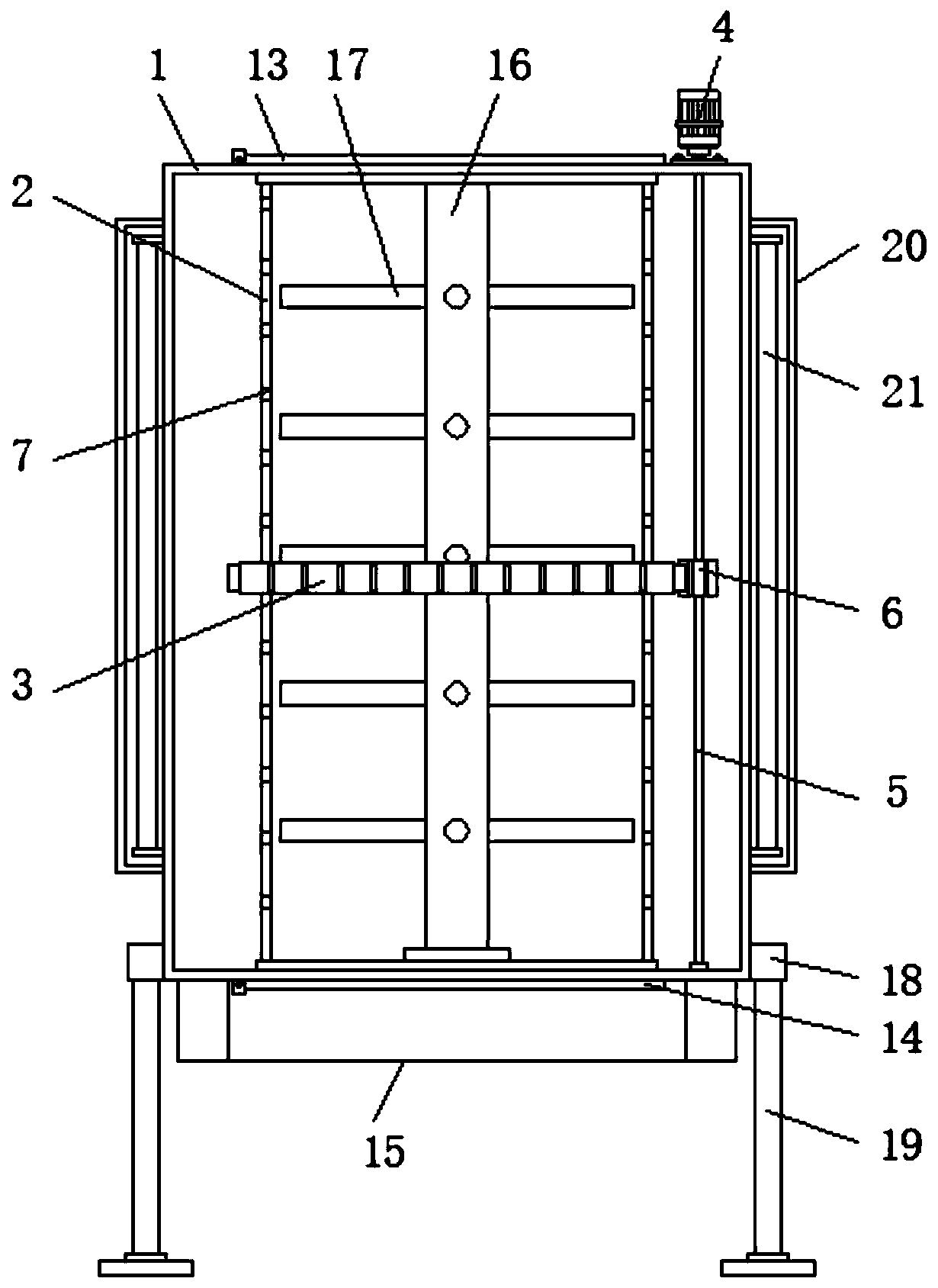 Petroleum residue repeated extraction device