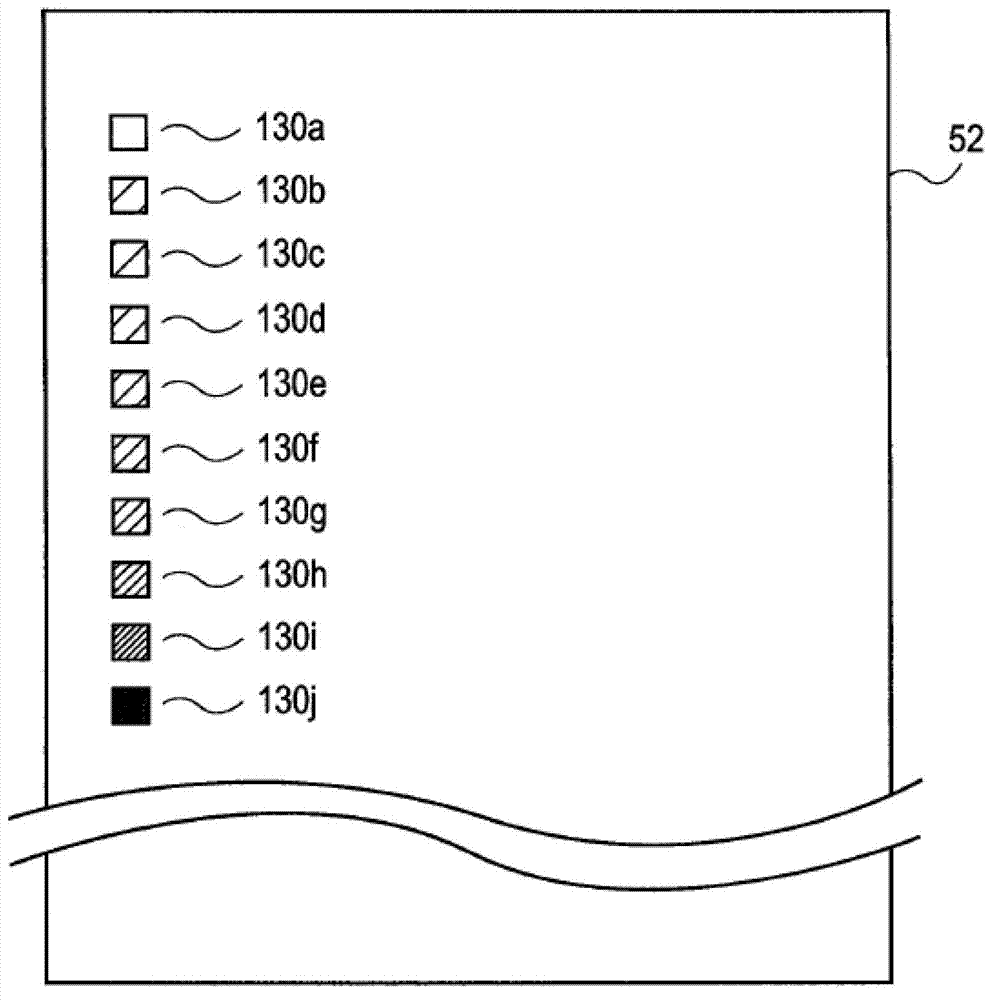 Inkjet print calibration using test patches and densitometer