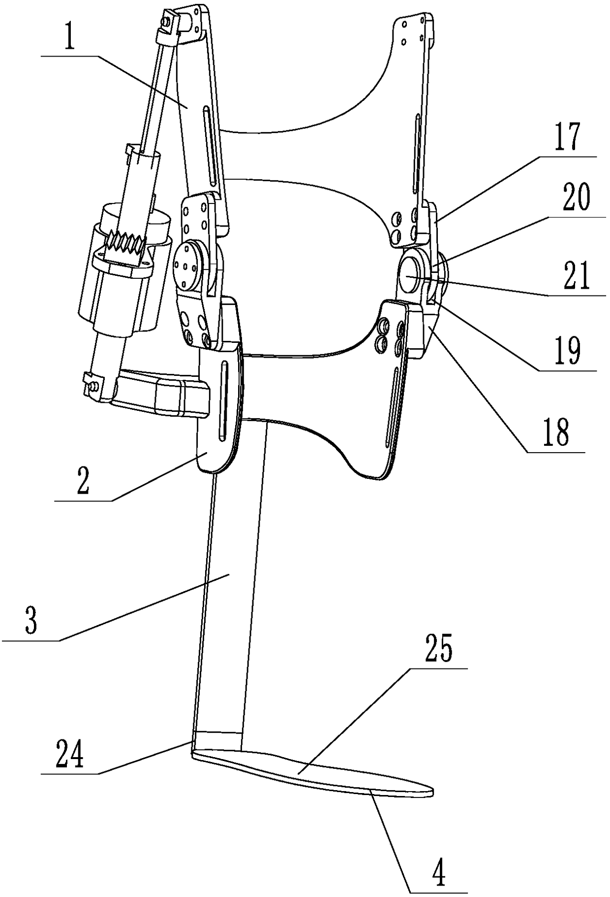 Non-pump dual-push-rod hydraulic assistant robot and control method thereof