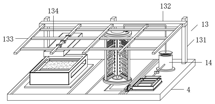 Ultrasonic atomization pyrolysis spraying device and spraying method