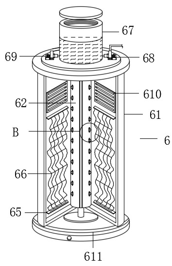 Ultrasonic atomization pyrolysis spraying device and spraying method