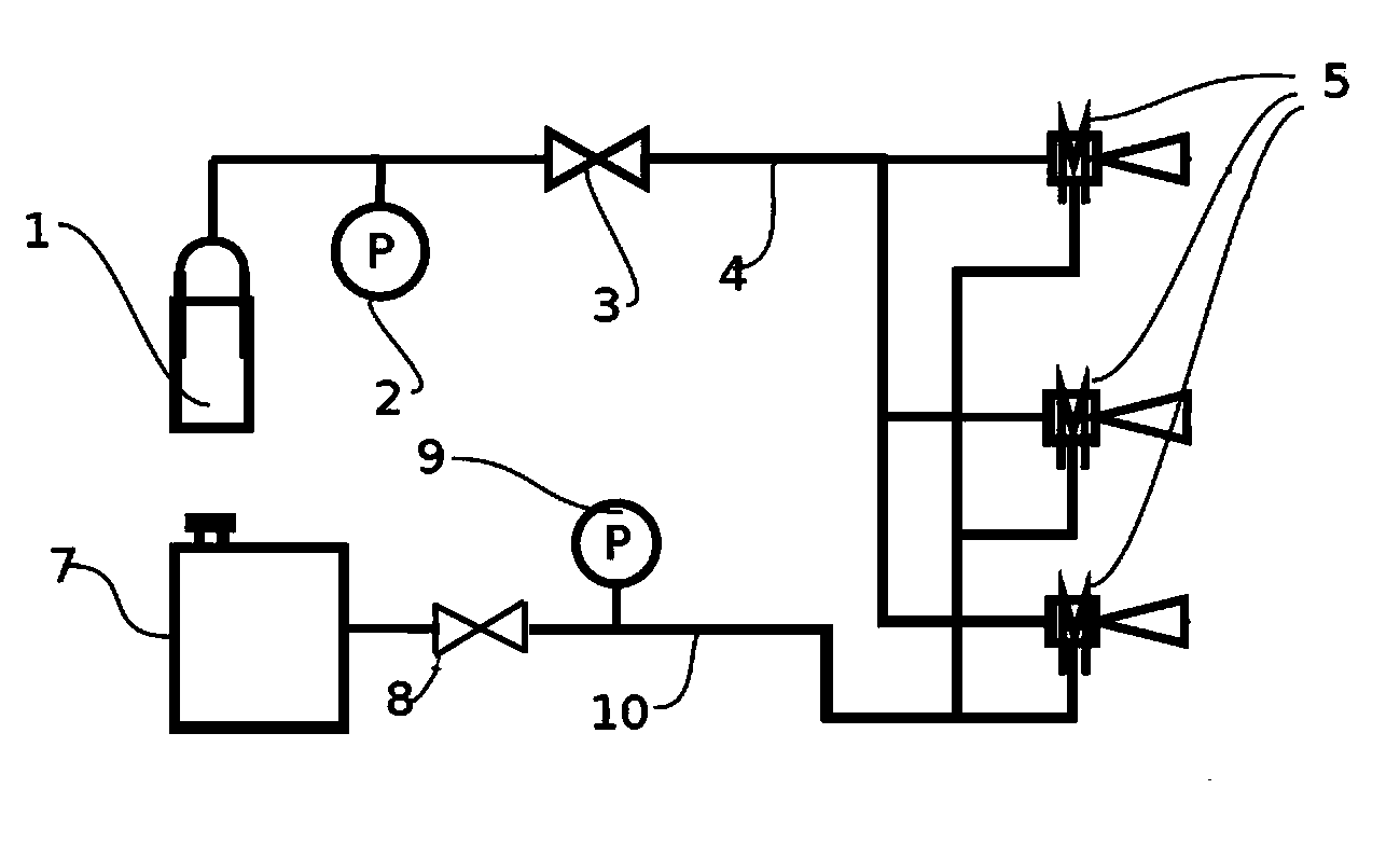 Cold aerosol fire extinguishing device