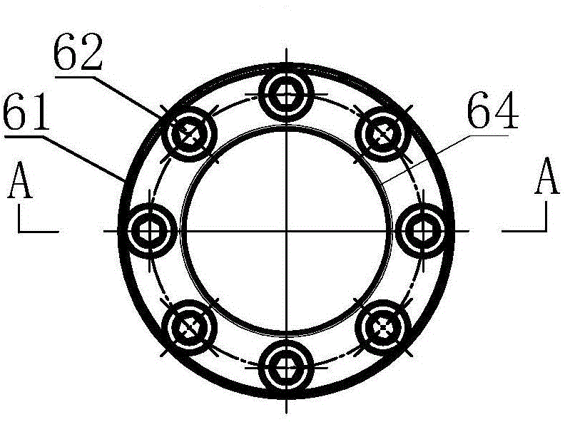 Damping spring vibration isolator device with expansion sleeves and mounting and adjusting construction method thereof