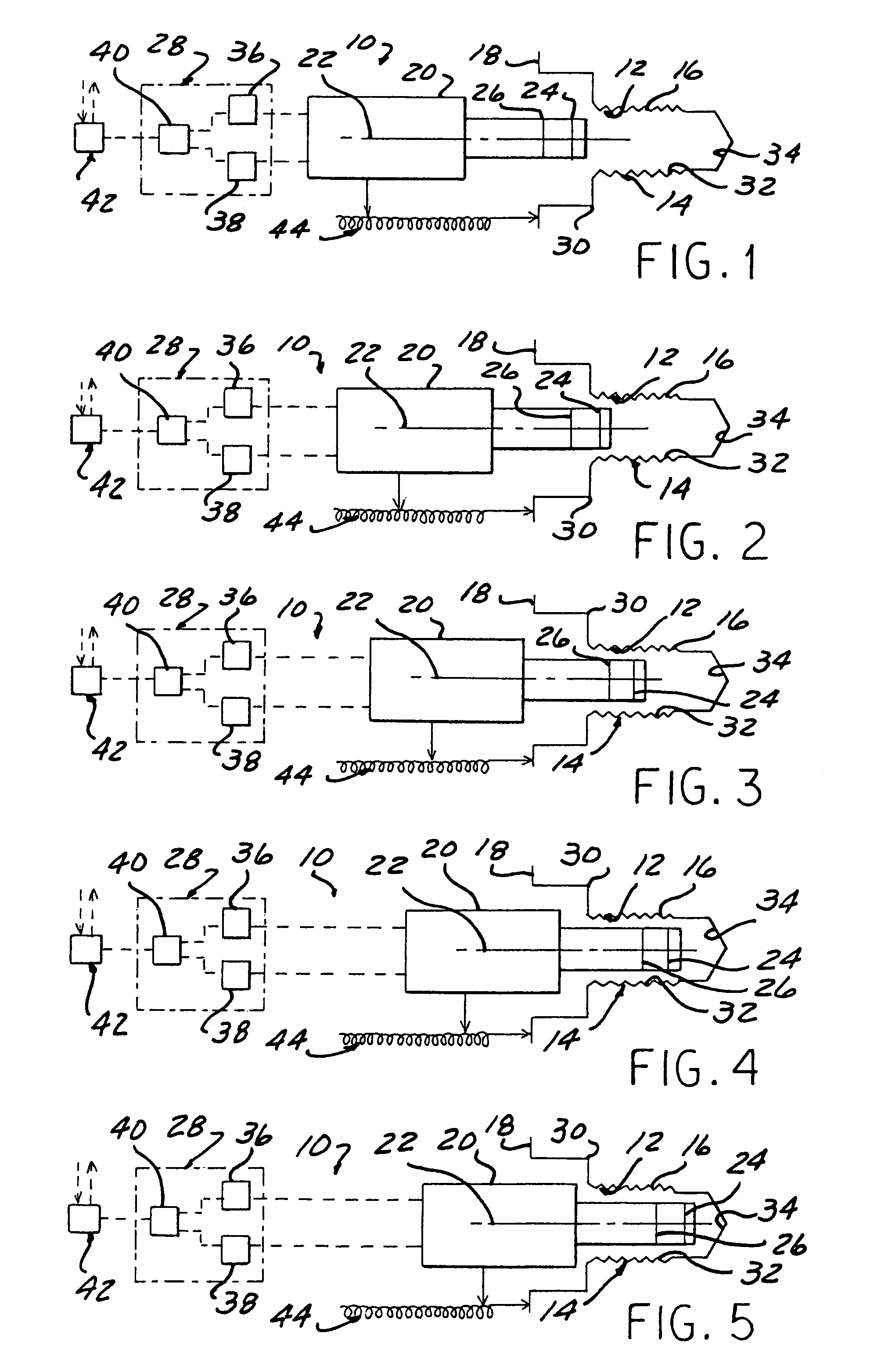 Dual coil probe for detecting geometric differences while stationary with respect to threaded apertures and fasteners or studs