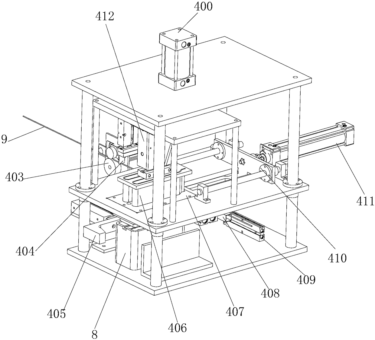 A molded firework loading and dispensing device