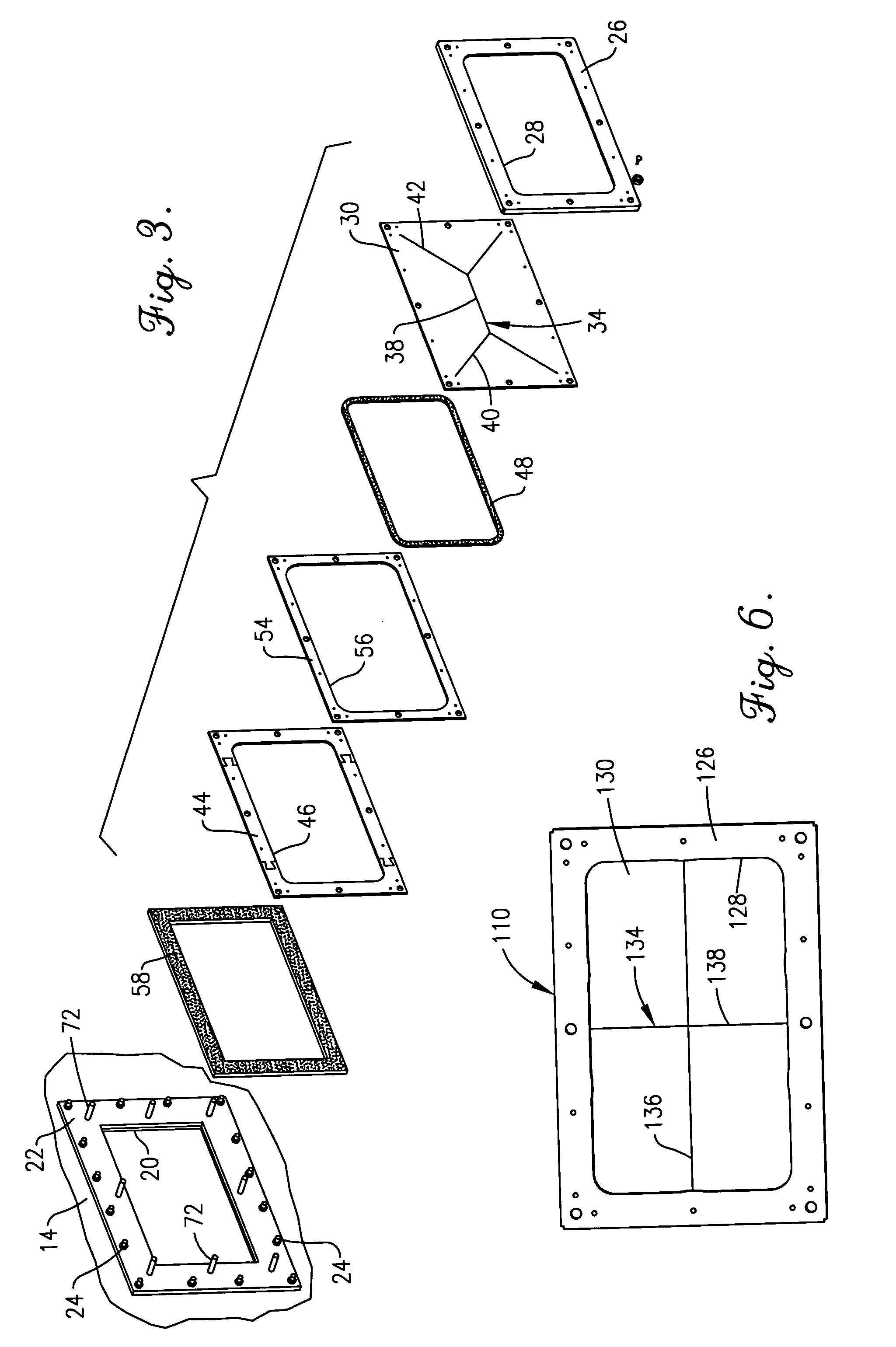 Unitary overpressure vent panel structure