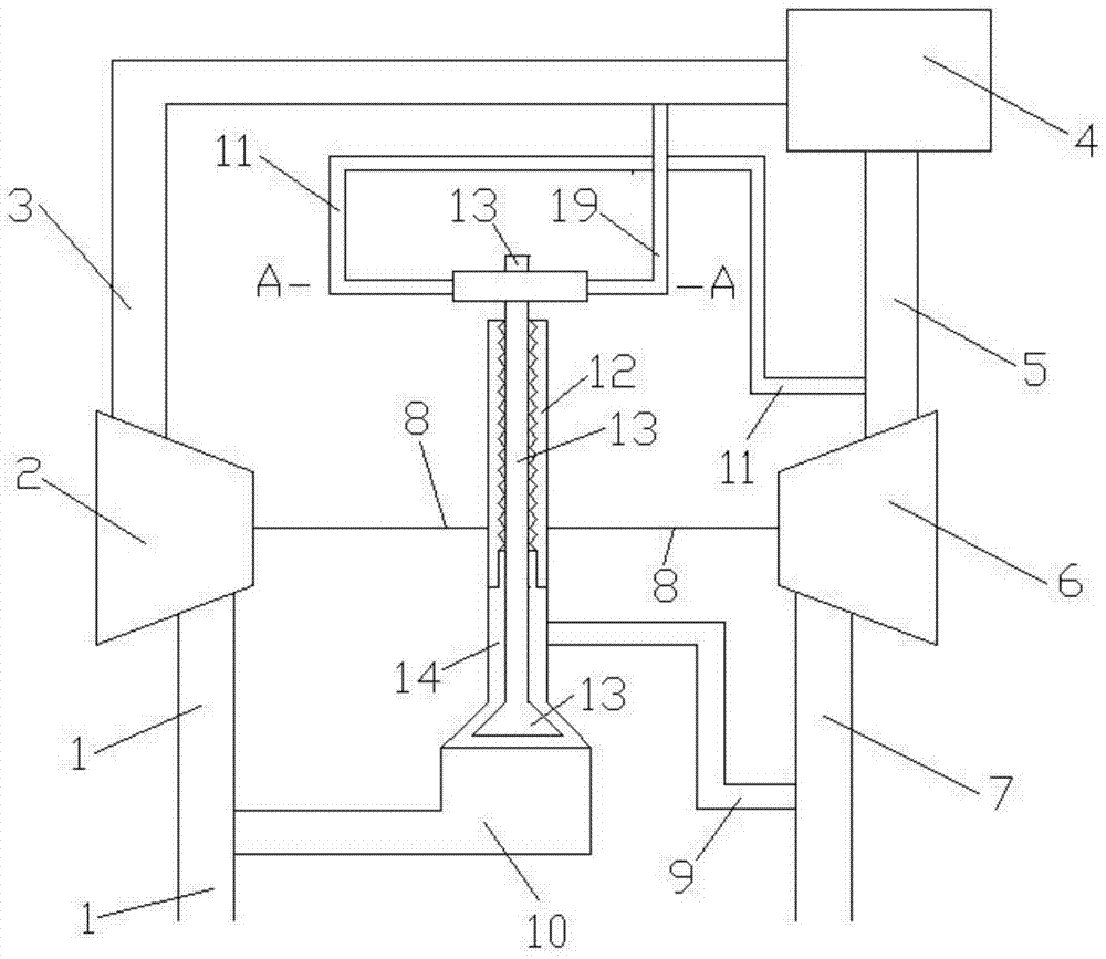 Pressure unbalanced type valve body lifting adjusting mechanism