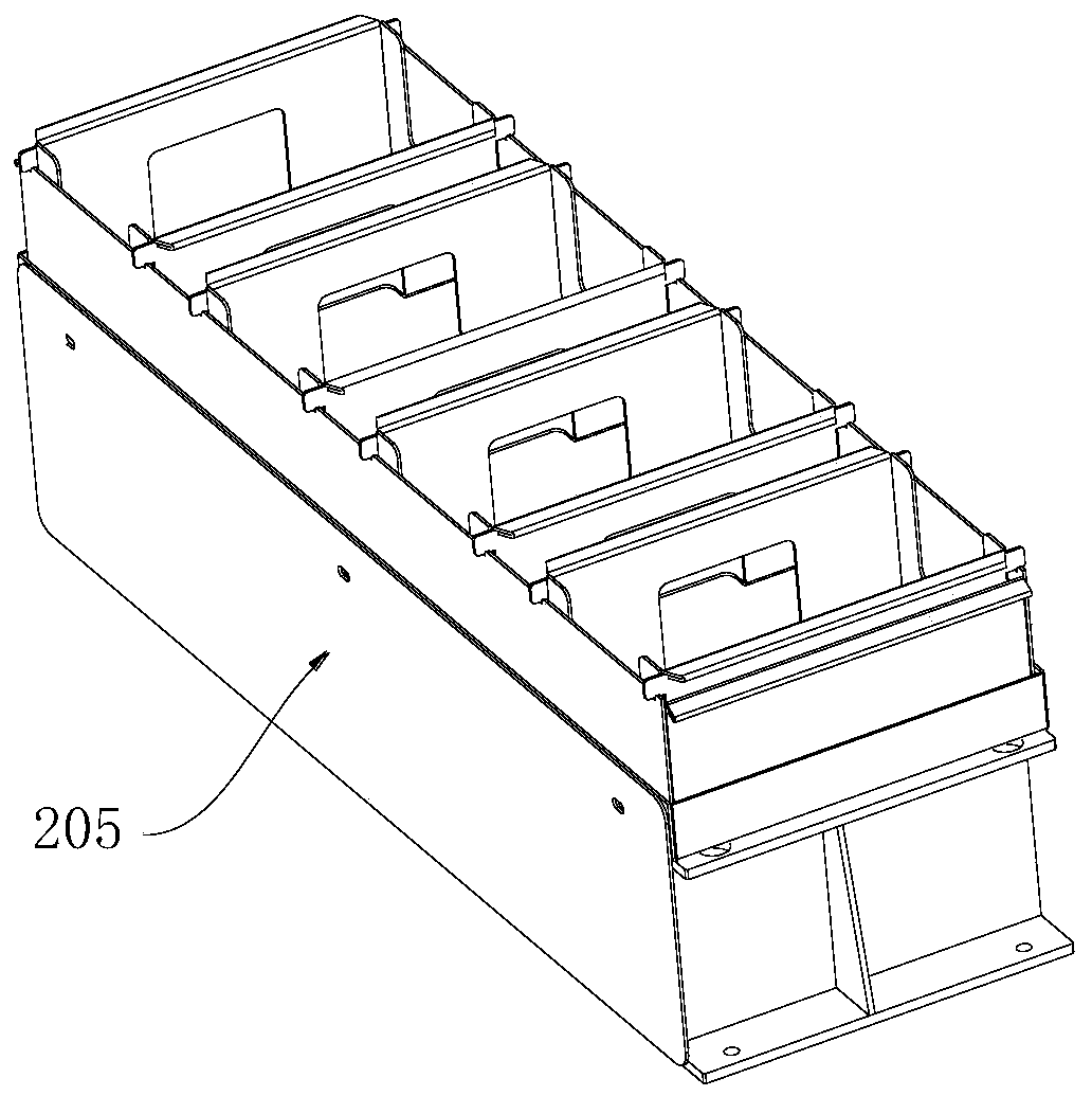 Laminated glass sheet separating and taking-out mechanism and method and glass sheet conveying equipment