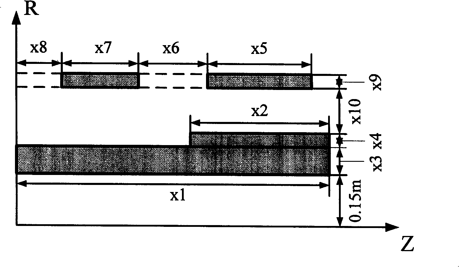 Discrete optimizing method for magnetic resonance image-forming superconducting magnet design