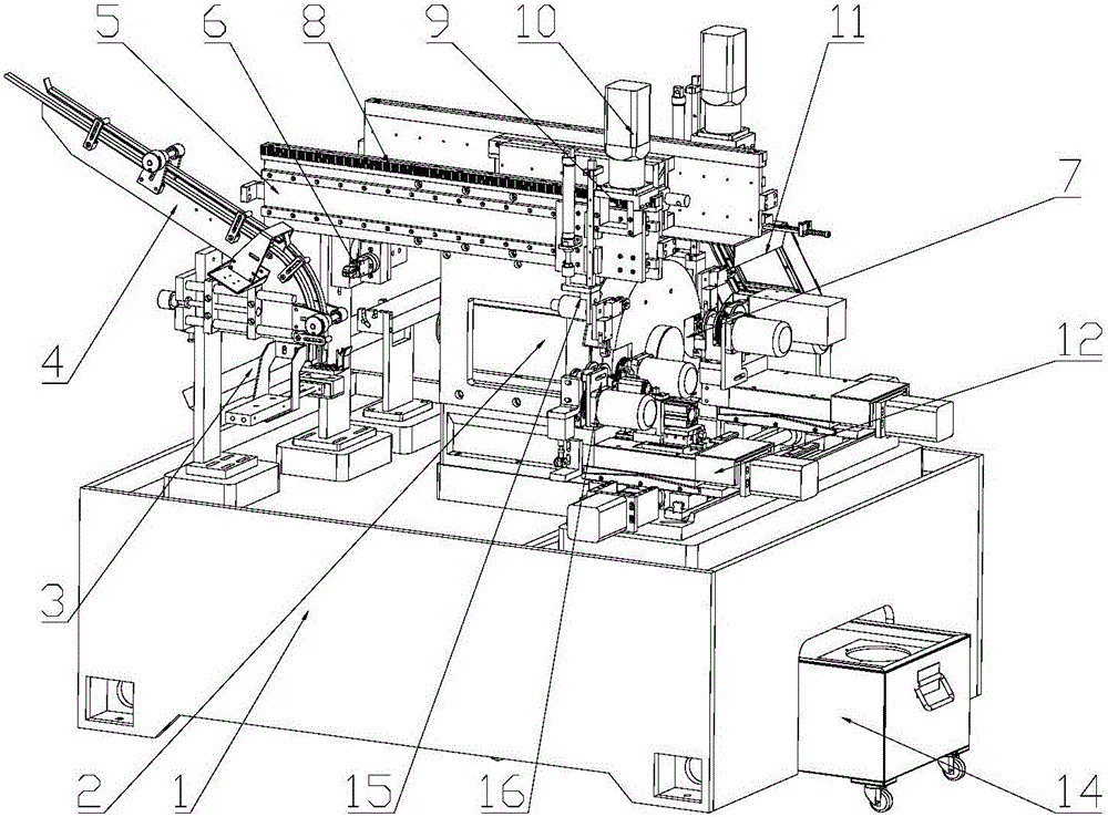 Multifunctional combined grinding machine for valve