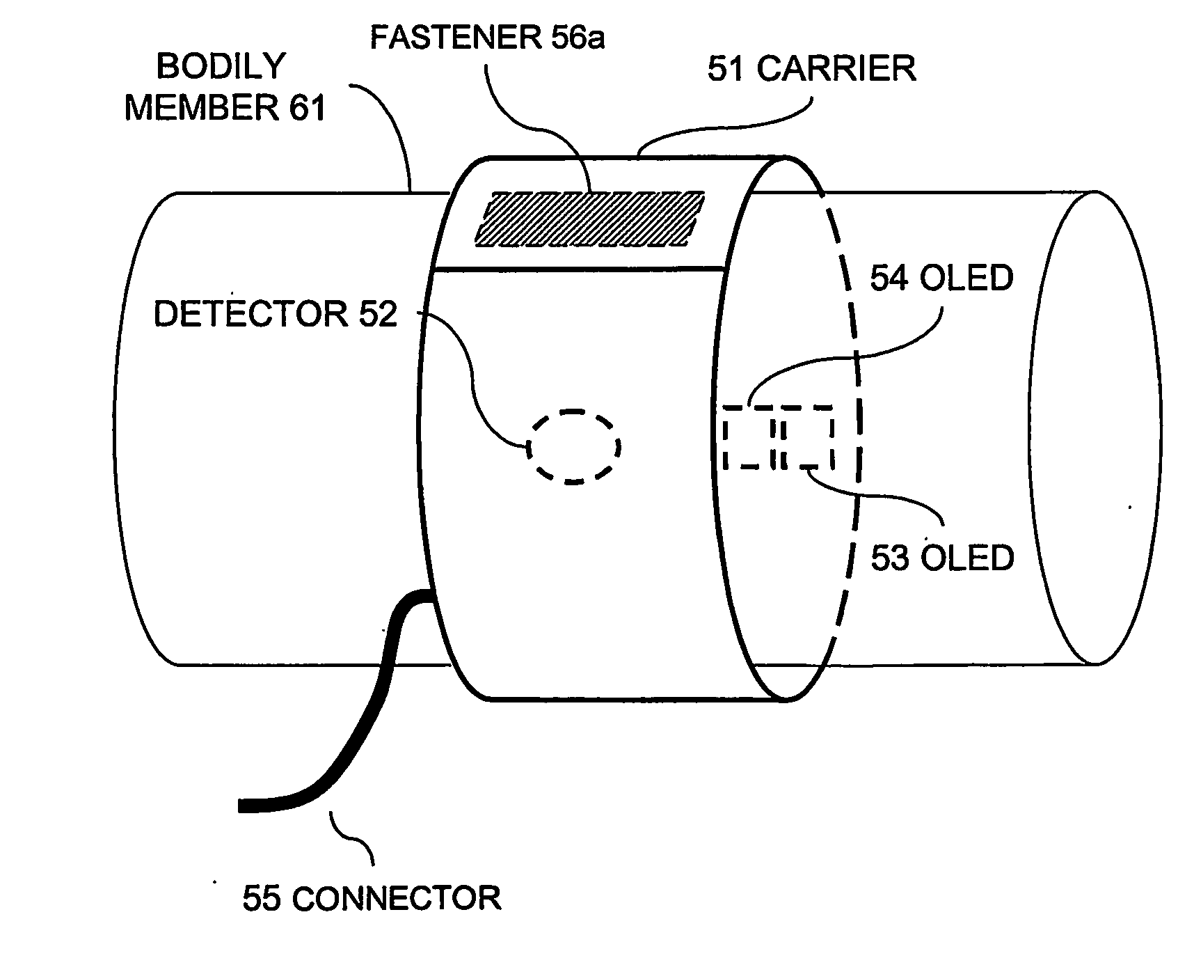 Flexible light sources and detectors and applications thereof