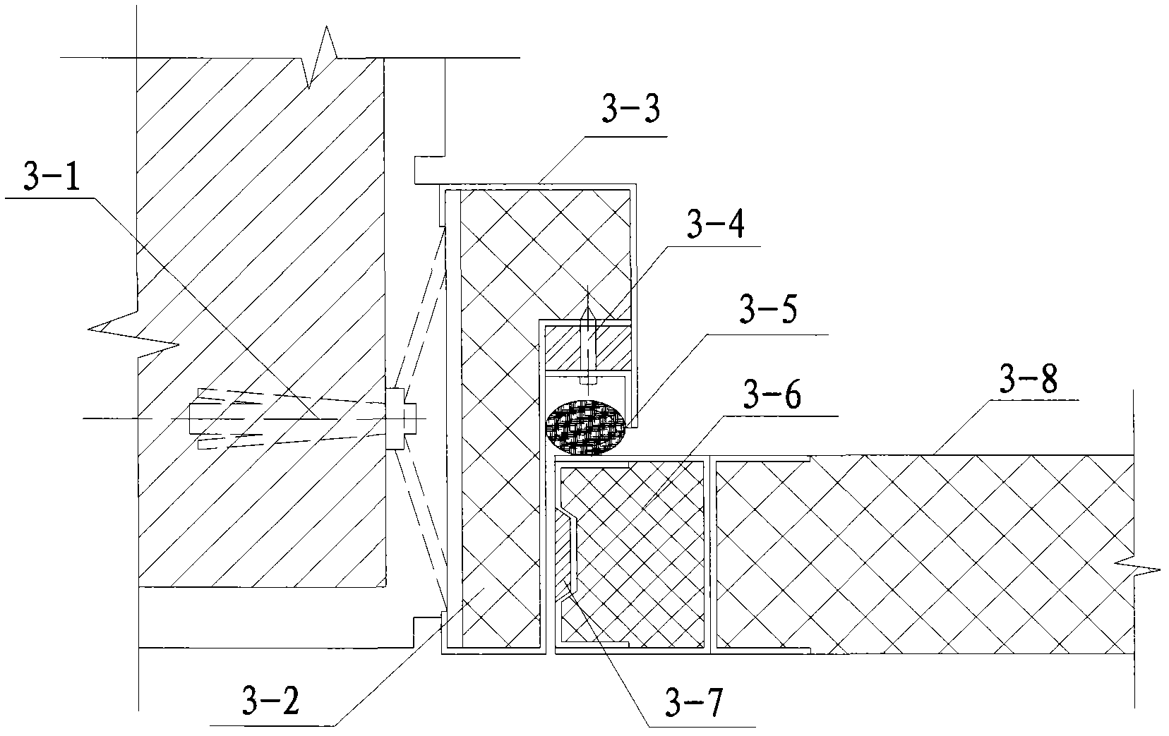 Noise reduction structure of main noise resources of urban indoor substation