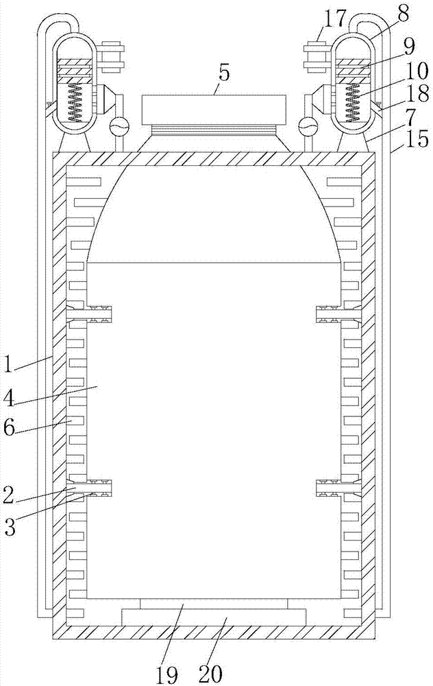 Polyacrylamide storage tank