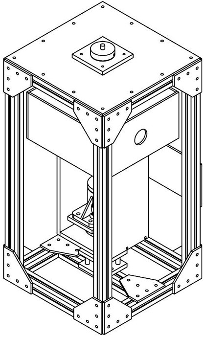 A test mold mechanism for rolling bearings and its application method