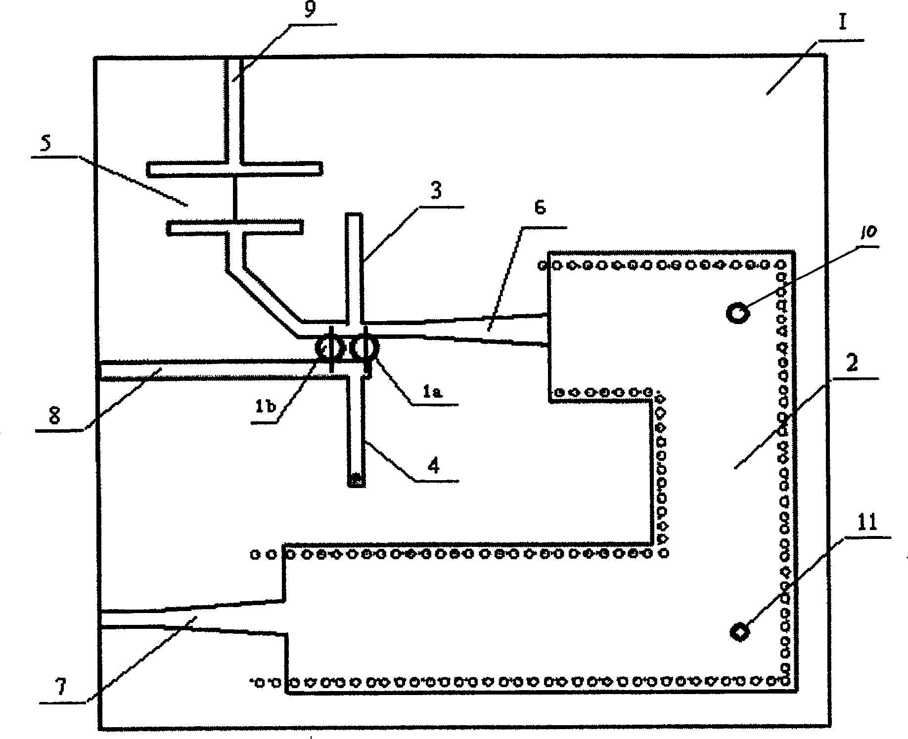 Substrate integrated waveguide subharmonic upper frequency changer