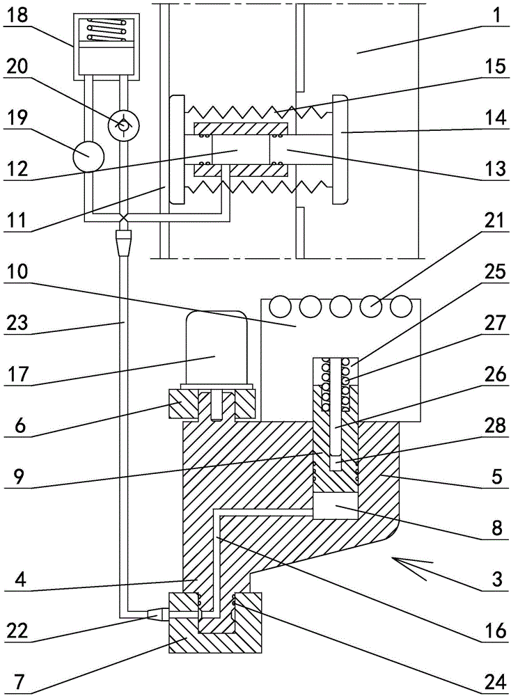 Second-deck positioning guide rail mechanism