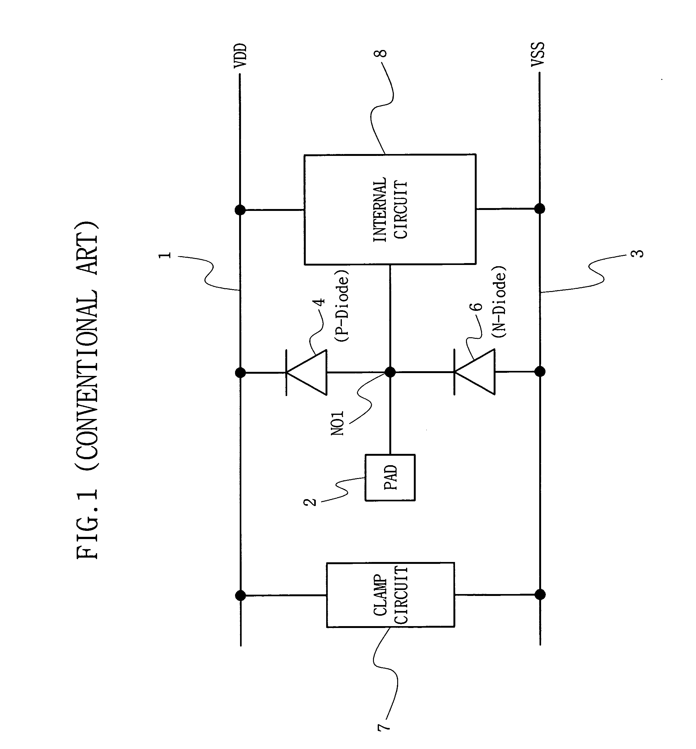 Semiconductor device having function of improved electrostatic discharge protection