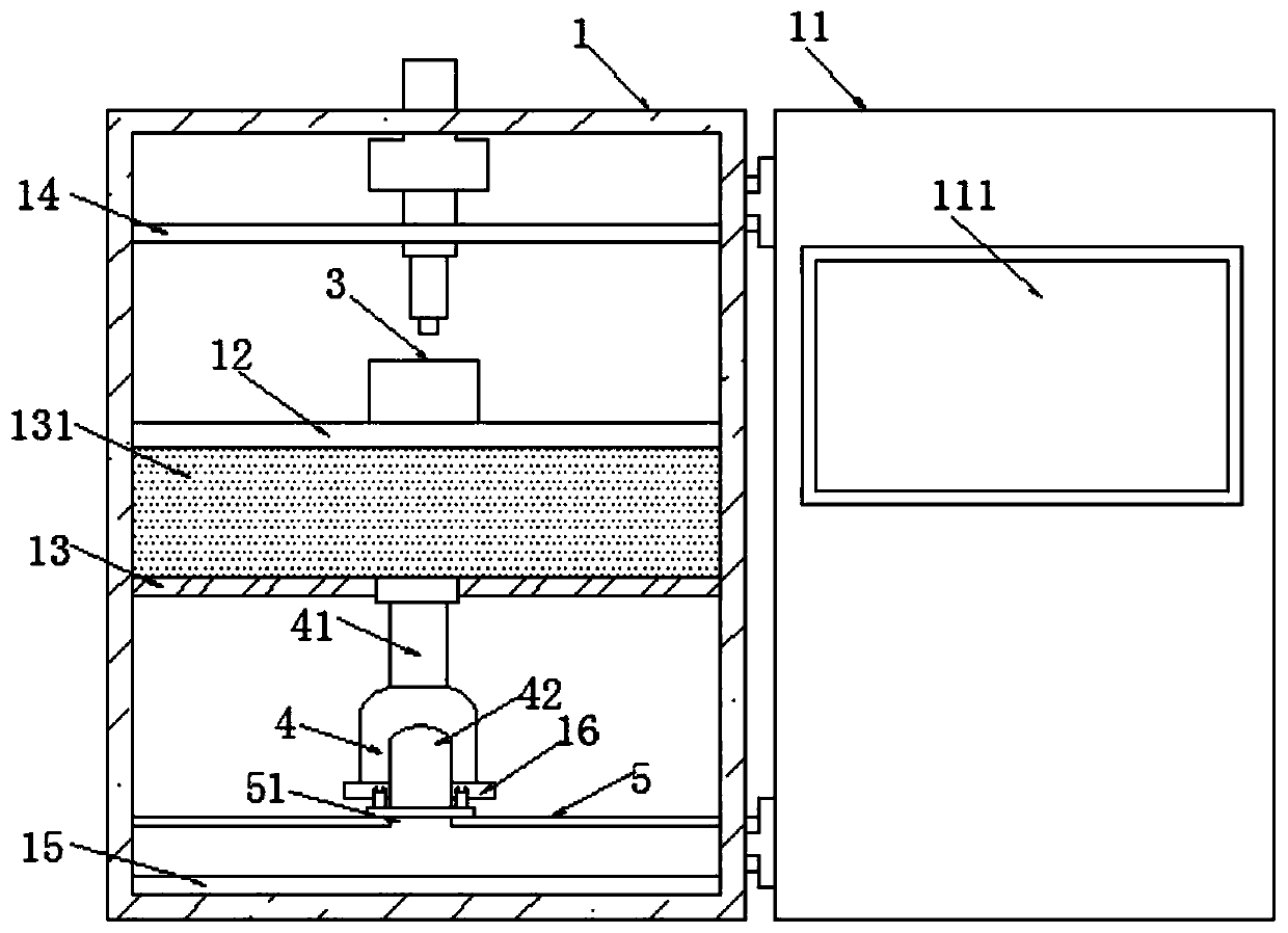 Drilling device capable of avoiding debris residue for hardware tools machining