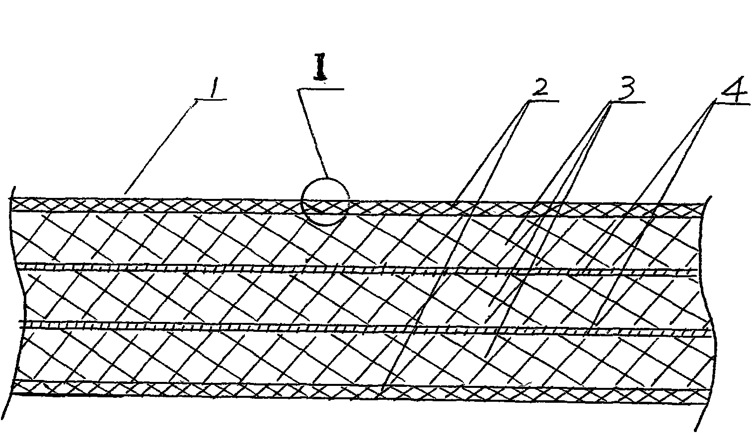 Manufacturing method of industrial logistics supporting plate by using wood plastic die-casting