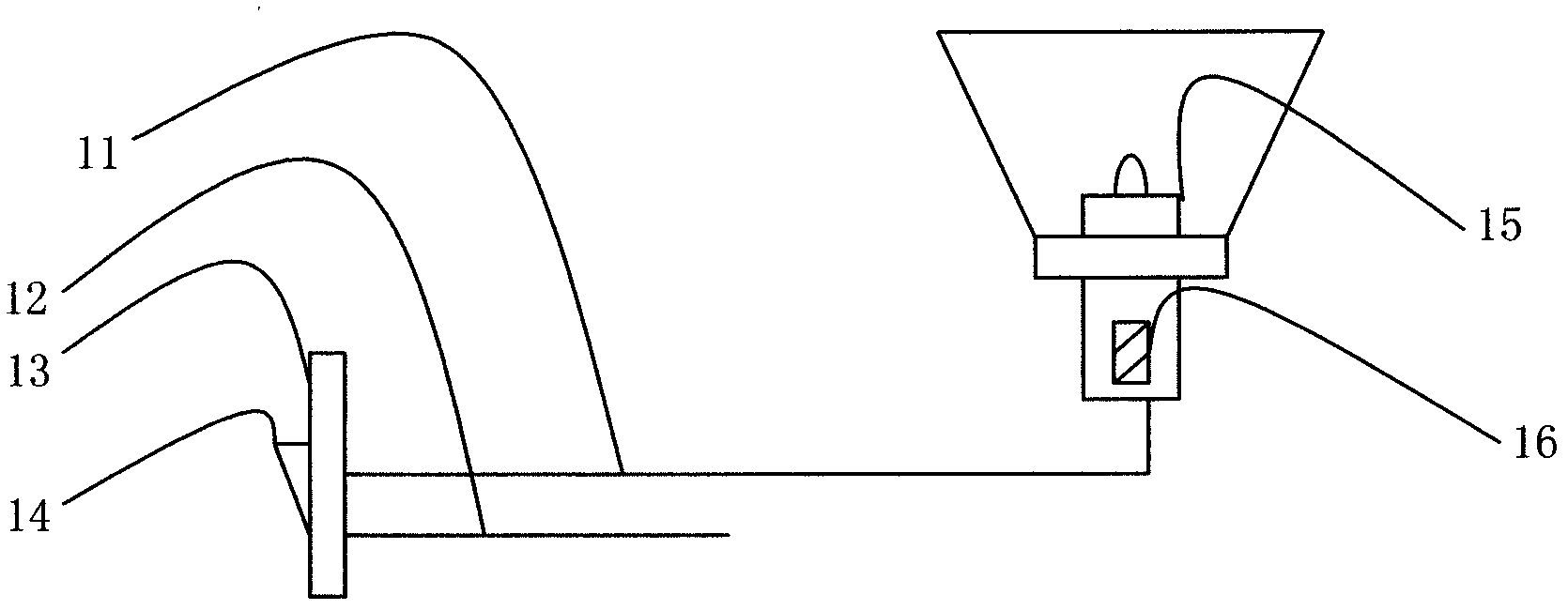 Wall switch of LED (Light-emitting Diode) lamp