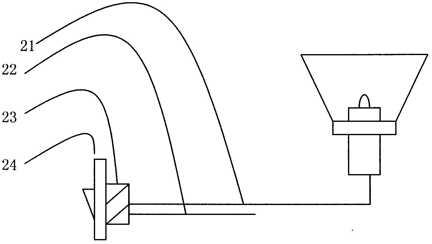 Wall switch of LED (Light-emitting Diode) lamp