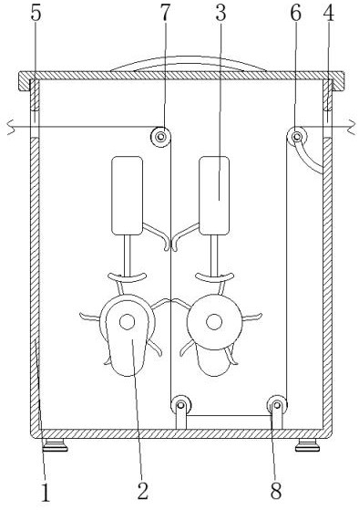 Cloth cleaning device for textile processing