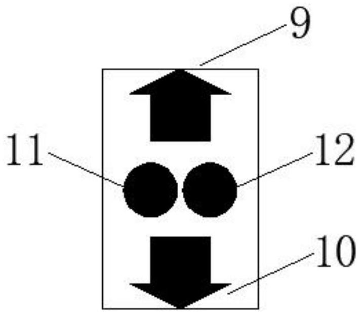 A strain gauge sticking device