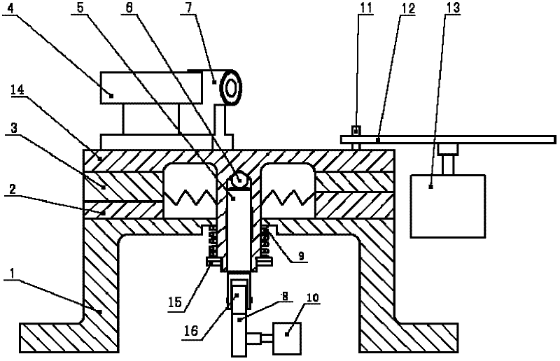 High-precision multi-tooth dividing plate magnification changing mechanism in optical system